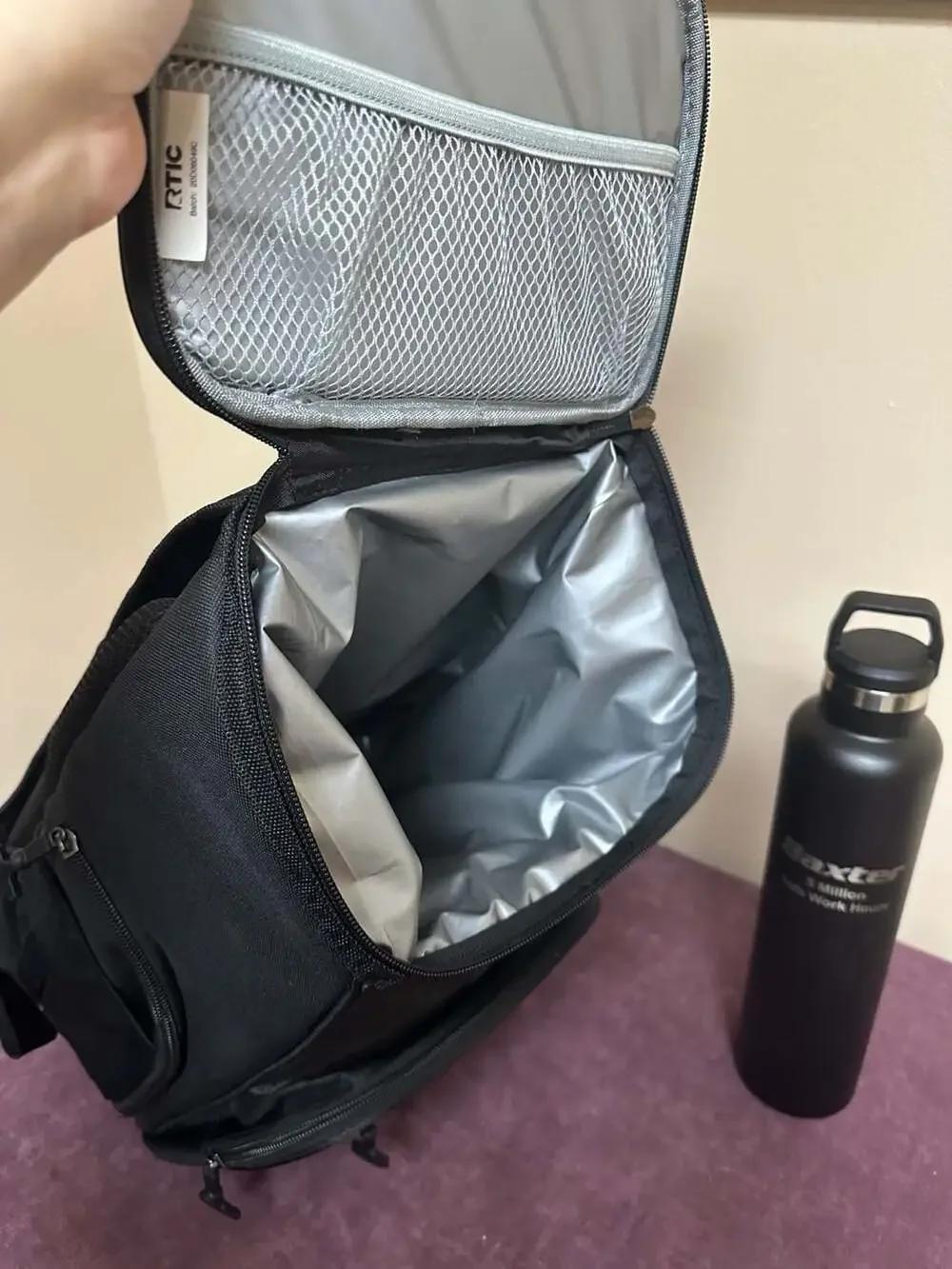 RTIC 15-Can Lightweight Cooler Backpack and Stainless Steel Bottle
